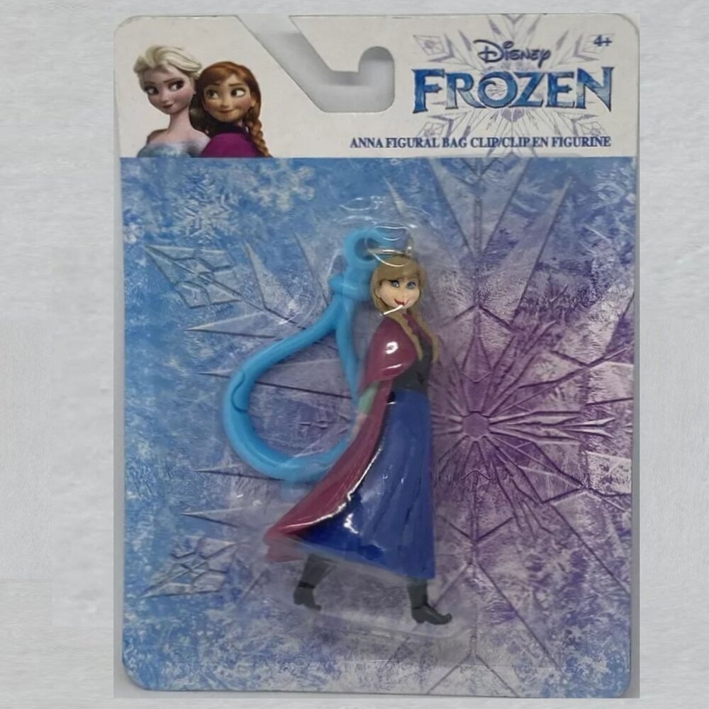 Disney Frozen Anna Figure Bag Clip measures 2.5 inches